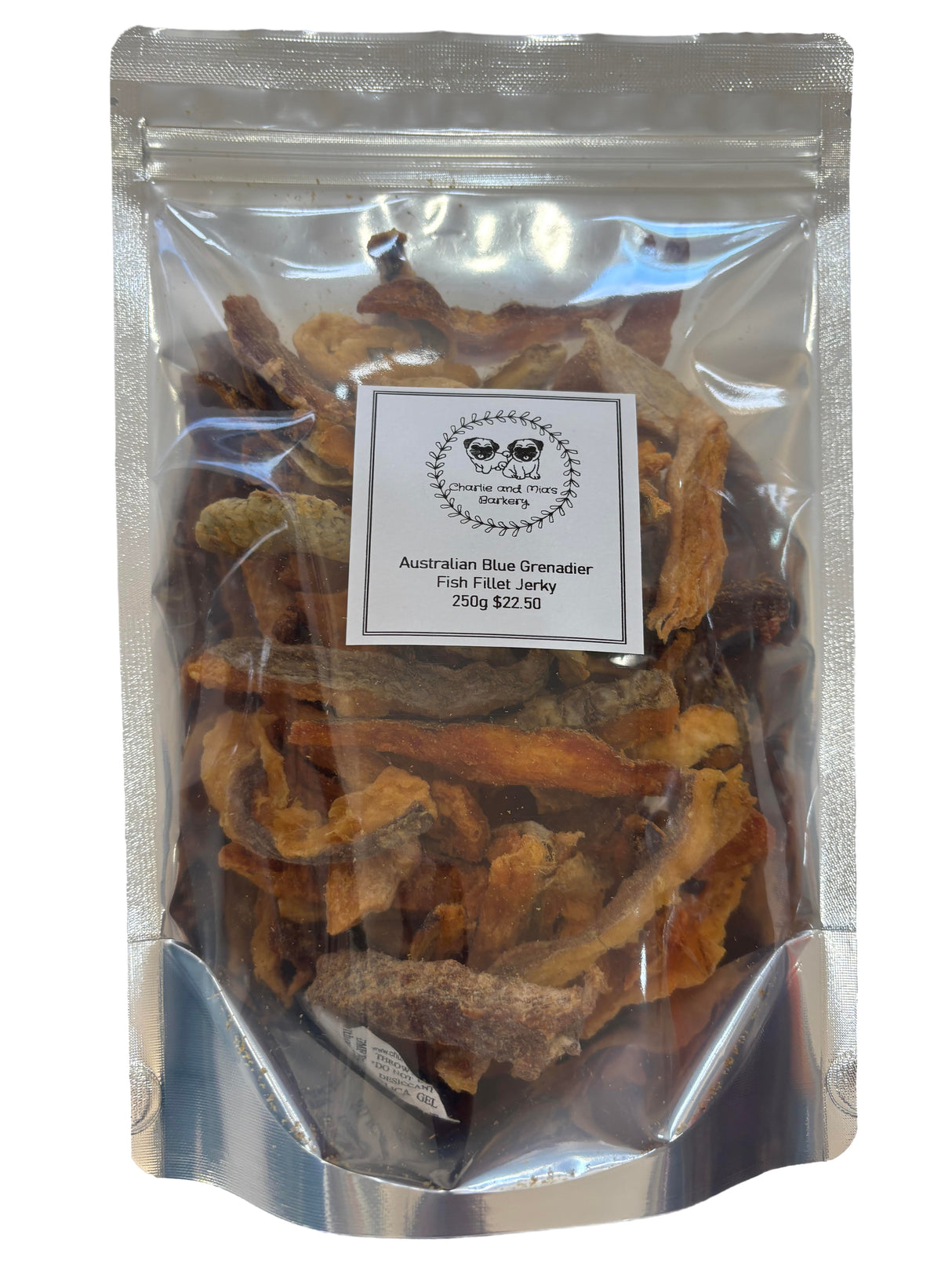 Dehydrated Australian Blue Grenadier Fish Jerky Fillets - Premium Crunchy Dog Treats