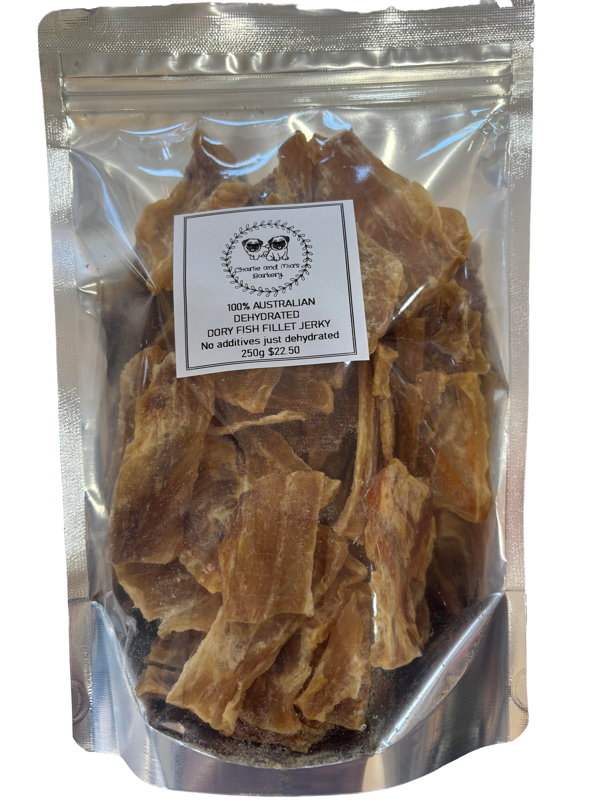 Dehydrated Australian Dory Fish Fillets - Premium Crunchy Dog Treats