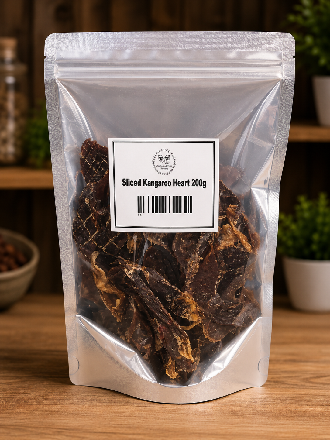 Sliced Roo Heart 200g