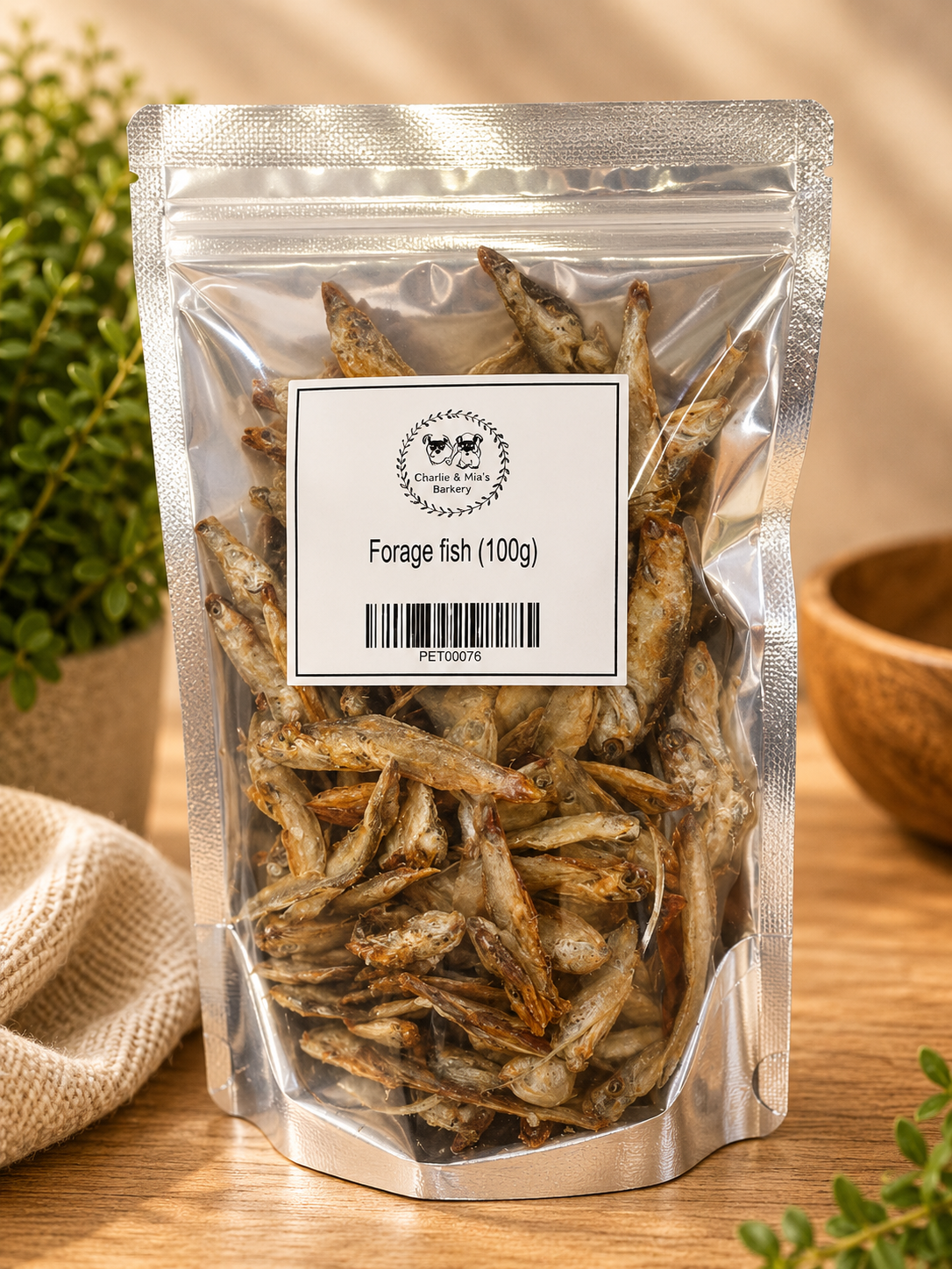 Forage Fish Dog Treats - Nature's Ocean Bounty