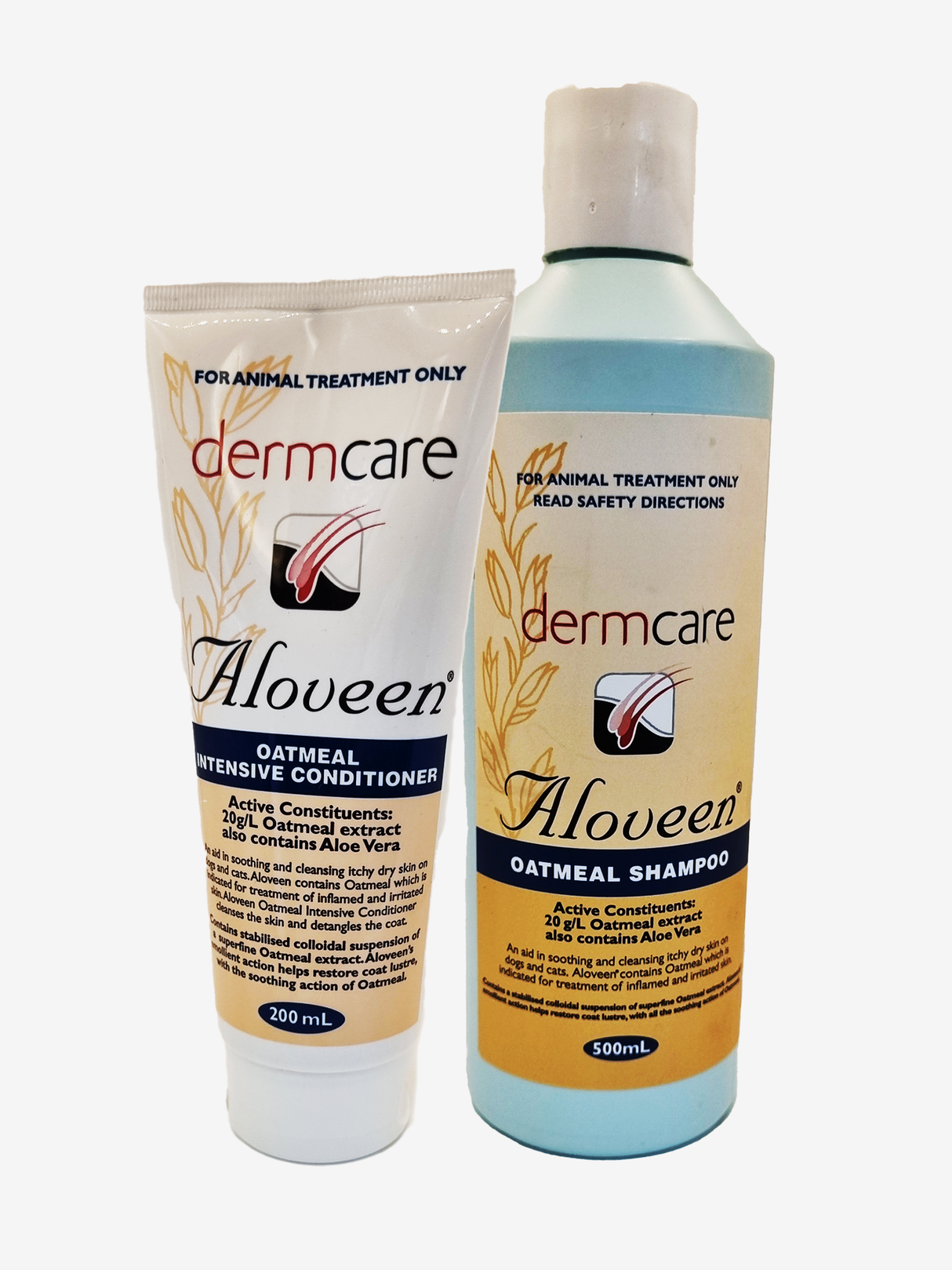 Dermcare Aloveen Intensive Oatmeal Dog Shampoo and Conditioner