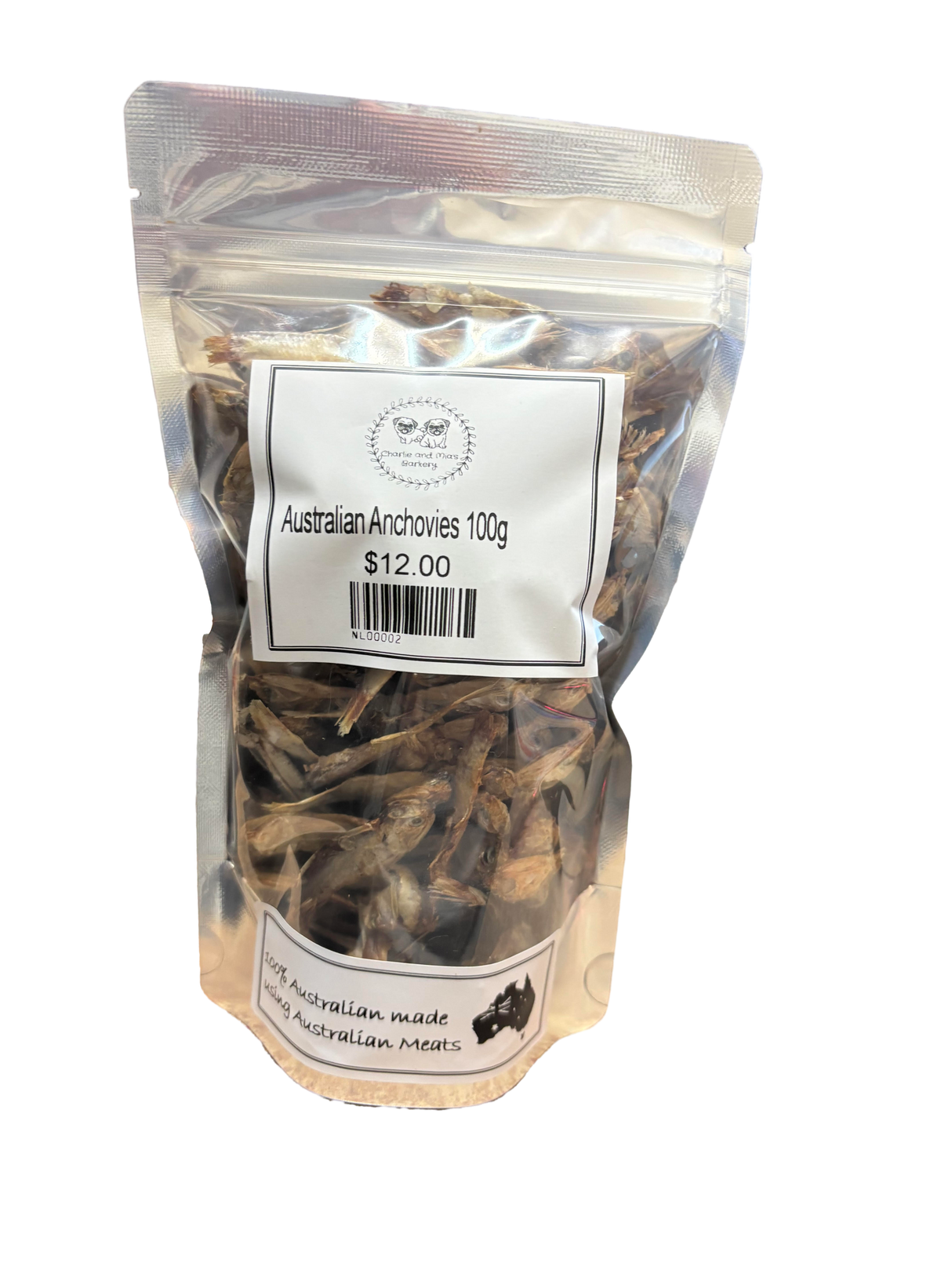 Australian Anchovies Dog Treats - Australian Made Preservative-Free