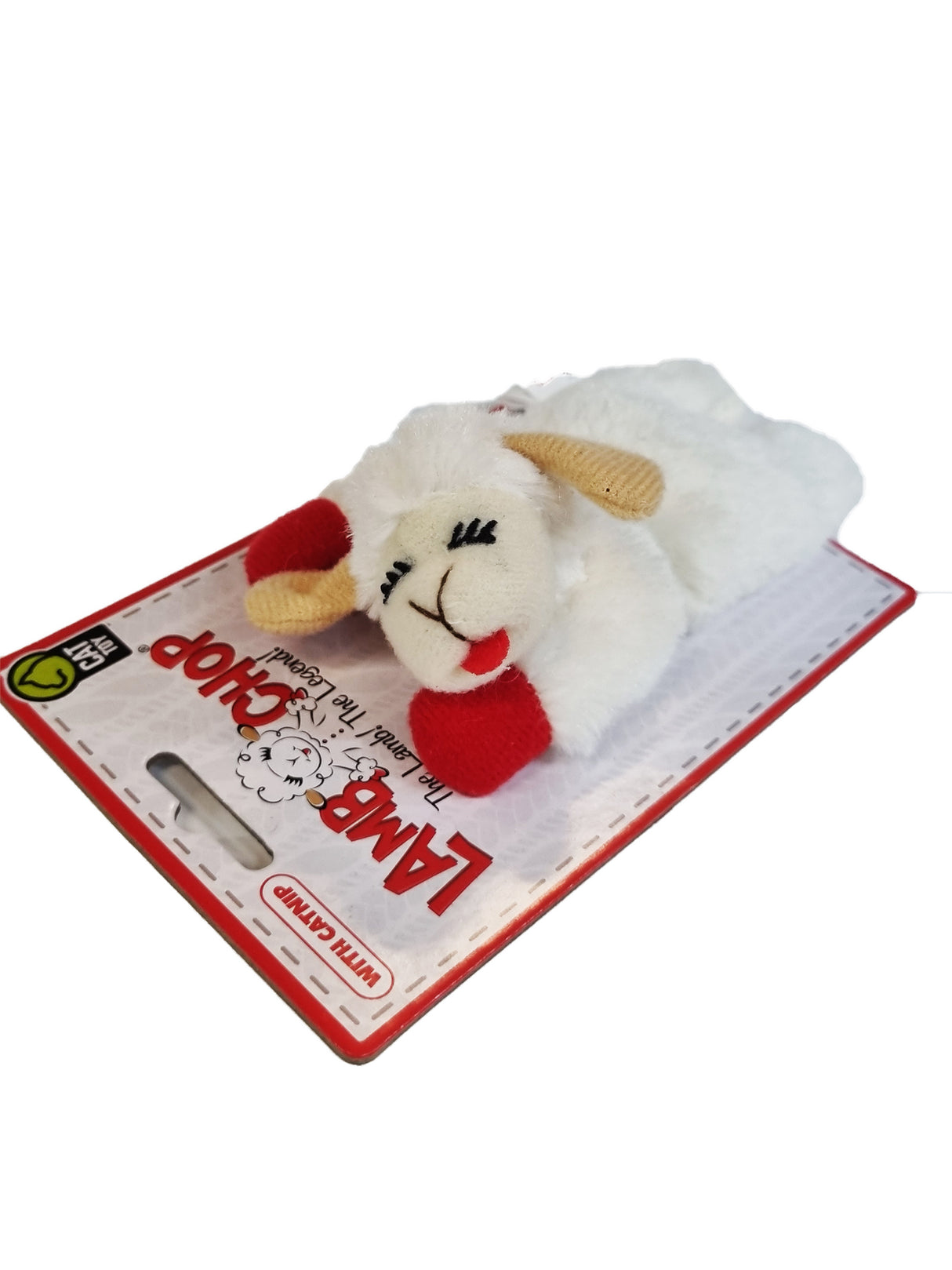 Lamb Chop Cat Toy with Catnip