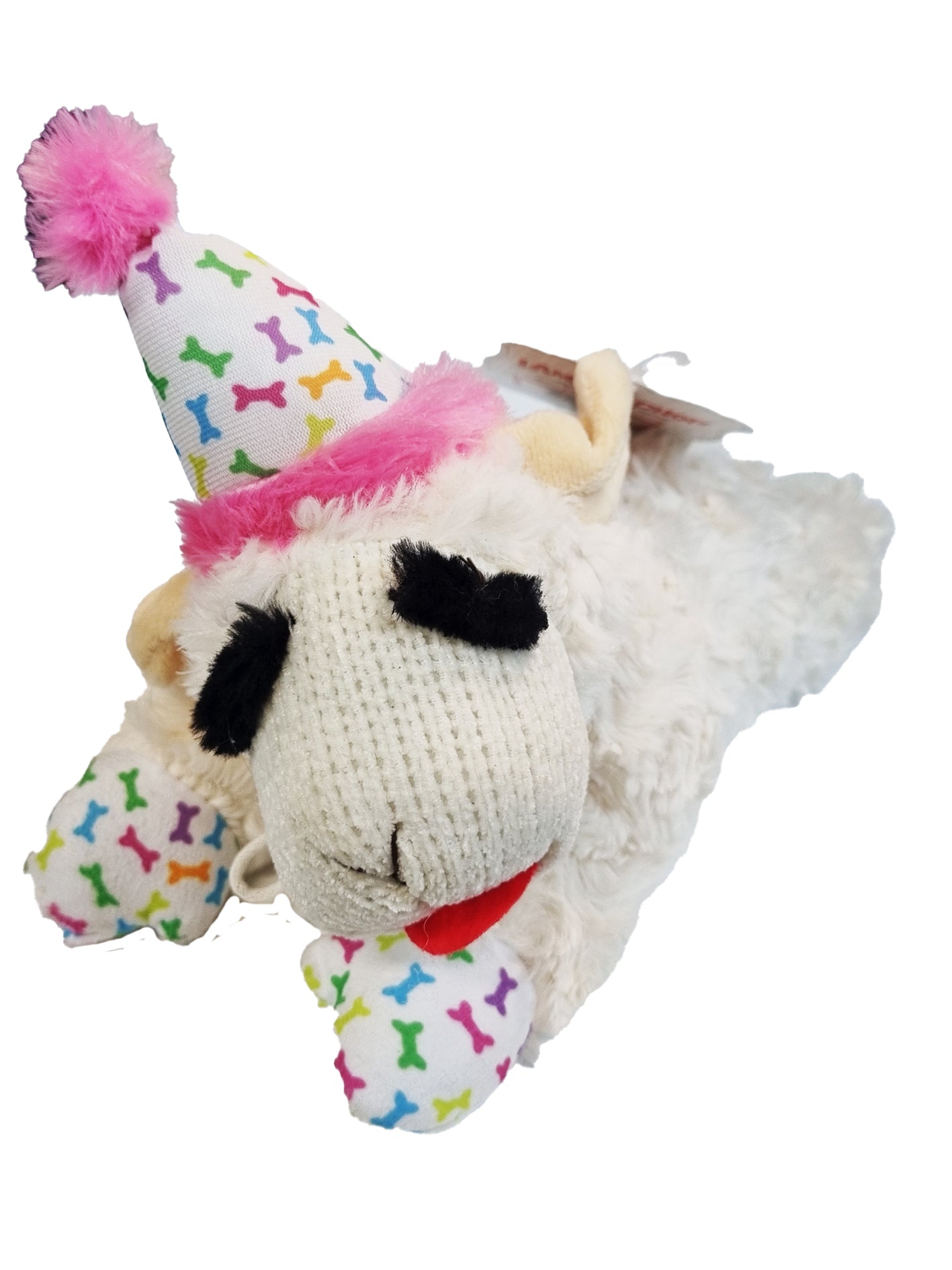 Lamb chop plush dog toy best sale