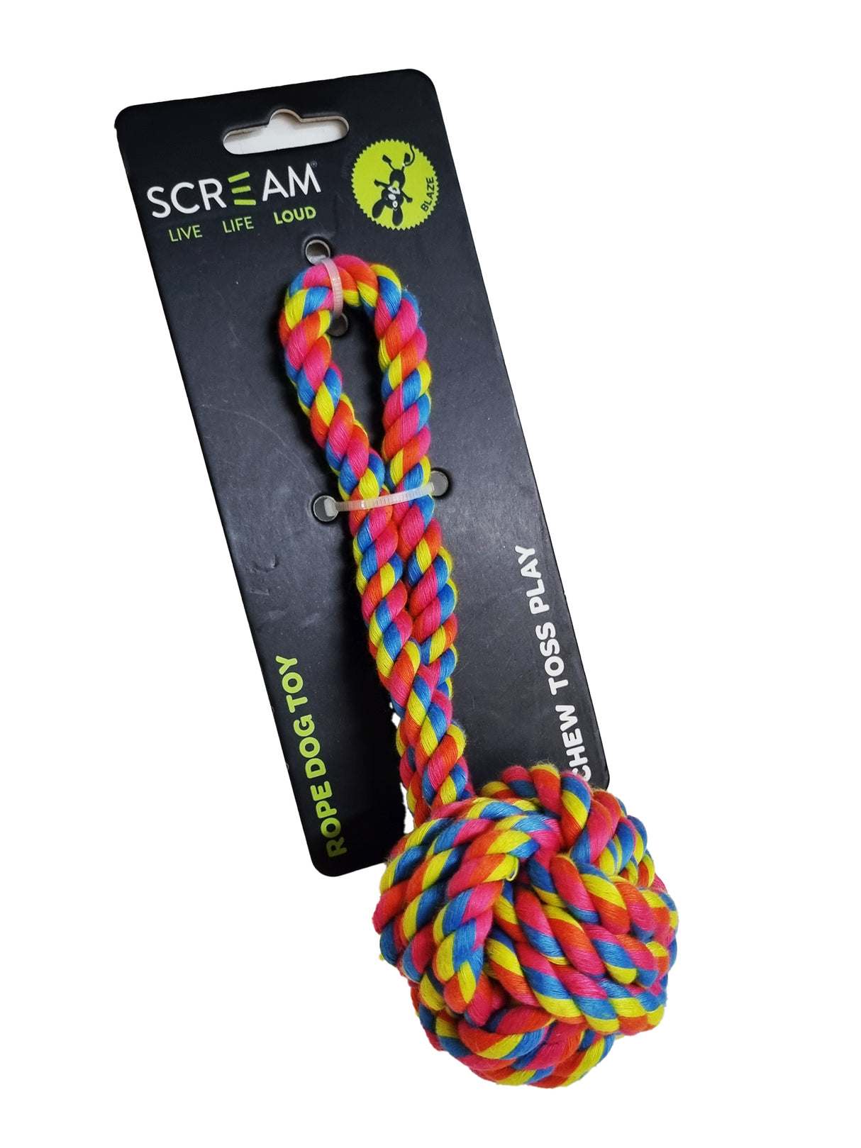 SCREAM Rope Fist Tug Toy