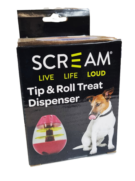 SCREAM Tip & Roll Treat Dispenser