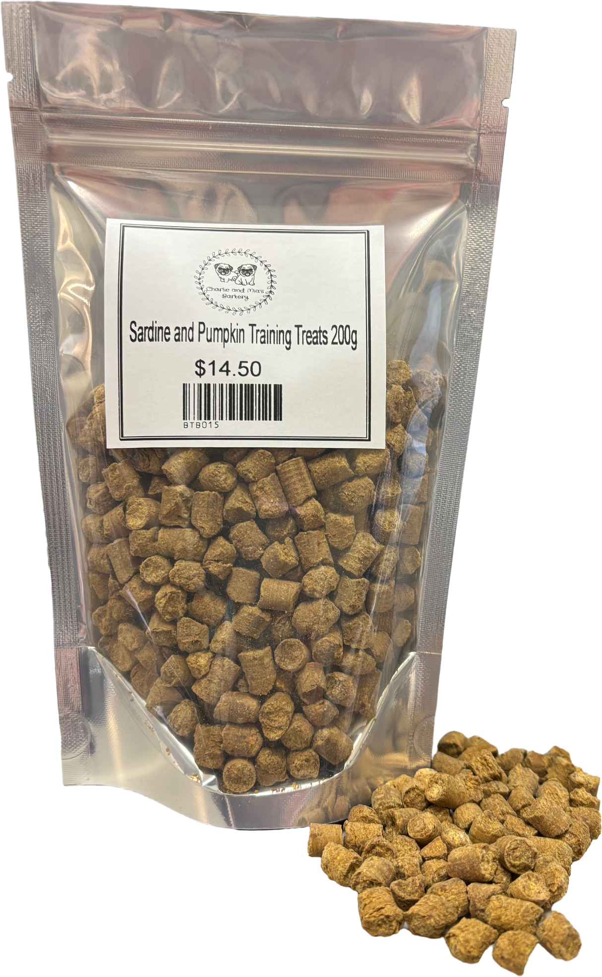Sardine & Pumpkin Training Treats - Premium Australian Natural Dog Training Rewards